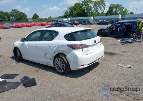 2011 Lexus Ct 200H Premium from USA, damaged, VIN JTHKD5BH9B2005894